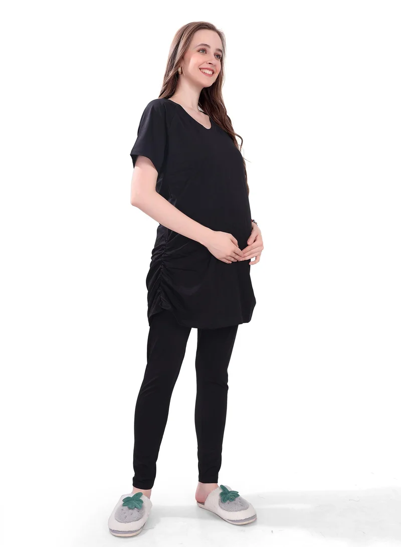 TUMMY TUMMY Maternity T-shirt - Black